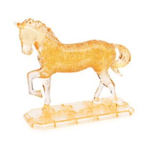 3D головоломка Лошадь золотая