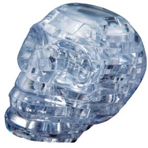 3D головоломка Череп Серебристый