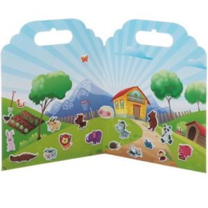 Набор наклеек Нано-стикер Животные (Bondibon) 18,5х28,5 см