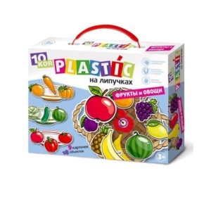 Пластик на липучках "Фрукты и овощи", 10KOR PLASTIC