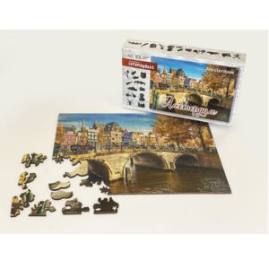 Фигурный деревянный пазл "Амстердам", 101 деталь (Citypuzzles)