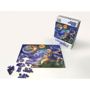 Фигурный деревянный пазл "Маленький принц", 65 деталей