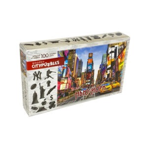 Фигурный деревянный пазл "Нью-Йорк", 100 деталей (Citypuzzles)