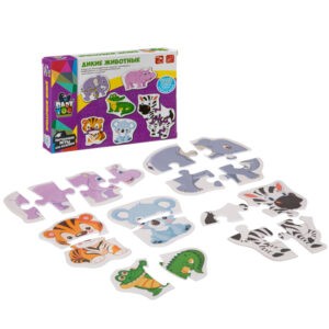 Набор пазлов Baby You "Дикие животные", Bondibon