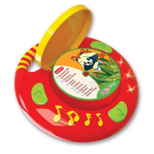 Игрушка музыкальная "CD-плеер с огоньками: Песенки из мультиков", Азбукварик