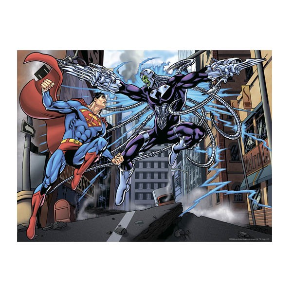 Пазл с 3D эффектом "Супермен против Брейниака" , 500 элементов