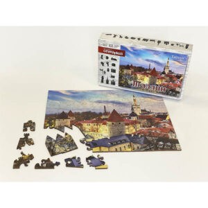 Фигурный деревянный пазл "Таллин", 101 элемент (Citypuzzles)