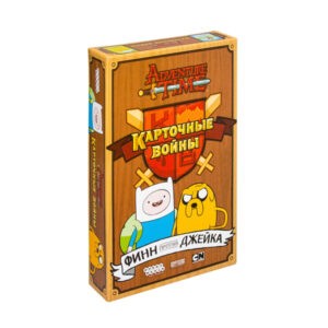 Настольная игра "Adventure Time. Карточные войны. Финн против Джейка", Hobby World