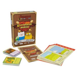 Настольная игра "Adventure Time. Карточные войны. Финн против Джейка", Hobby World