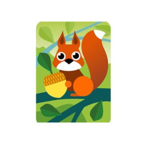 Объемная аппликация "Бельчонок Бади"