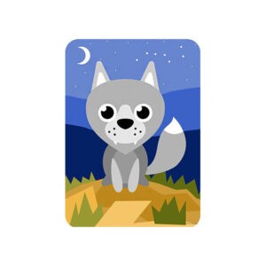 Объемная аппликация "Волчонок Старк"