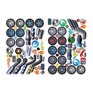 "Моя книга наклеек. Авто-тюнинг", Робинс