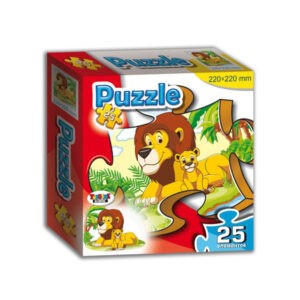 Пазл "Лев и львёнок" 25 элементов, TopGame