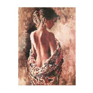 Алмазная мозаика "Девушка-загадка", CK2806