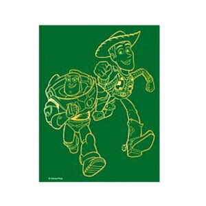 Гравюра "История игрушек (золото)", Академия групп