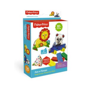 Набор для творчества "3D-лепка. Лев и Панда", Origami