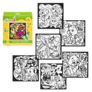 Объемная раскраска "В мире животных", БУМБА