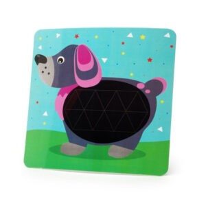 Удивительная мозаика с фольгированными наклейками "Зверюшки", БУМБА