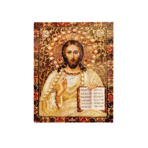 Алмазная мозаика "Икона Иисус", (20*30 см)
