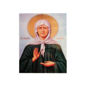 Алмазная мозаика "Икона Матрона", (20*30 см)