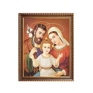 Алмазная мозаика "Икона Святое Семейство", (27*33 см)