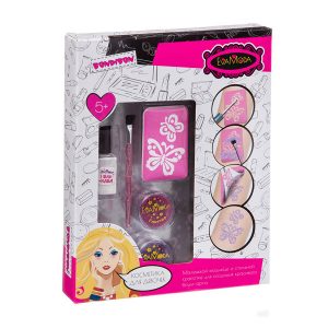 Набор для боди-арта Eva Moda с глиттером для тела, Bondibon