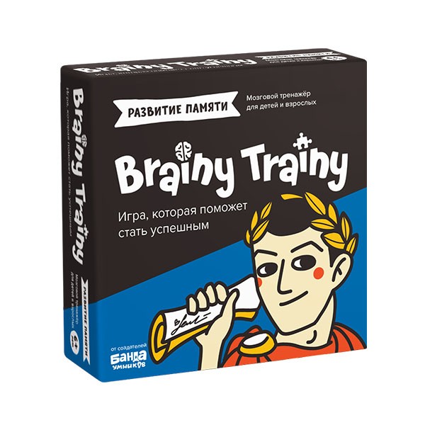Настольная игра Brainy Trainy «Развитие памяти», Банда Умников Настольная игра Brainy Trainy «Развитие памяти», Банда Умников