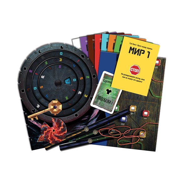 Настольная игра "EXIT-Квест: Врата между мирами", Zvezda Настольная игра "EXIT-Квест: Врата между мирами", Zvezda
