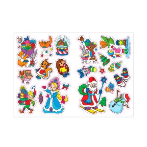 Новогодние большие наклейки "Чудесный Новый Год"