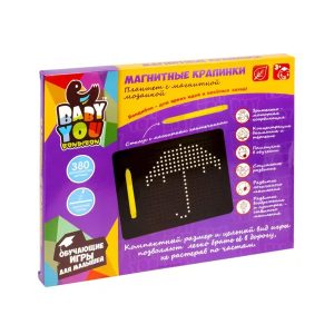 Мозаика "Магнитные крапинки", 380 шариков, Bondibon