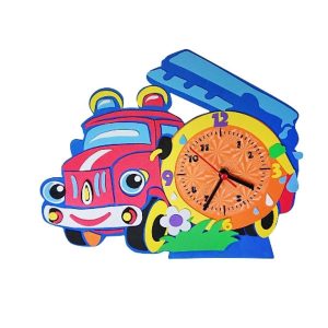 Набор для творчества из фоамирана "Детские часы. Пожарная машина"