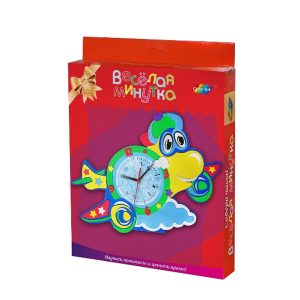 Набор для творчества из фоамирана "Детские часы. Самолет"