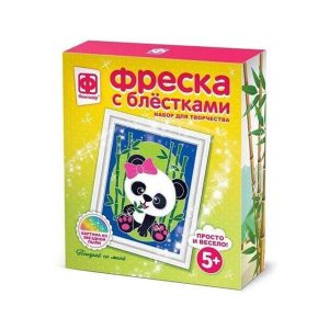 Фреска с блестками "Пандочка"