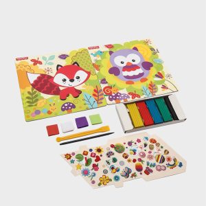 3D-лепка Пушистые картинки "Лесные друзья"