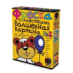 Фреска с блесками "Медвежонок"