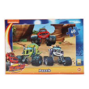 Пазл 60 деталей "Вспыш и чудо - машинки", Step Puzzle