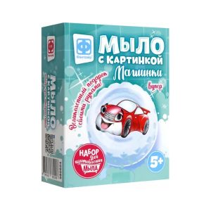 Мыло своими руками "Машинки Купер" (красный)