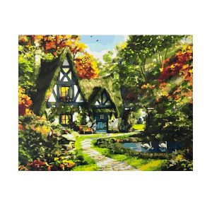 Картина по номерам «Сказочная избушка» GX37769