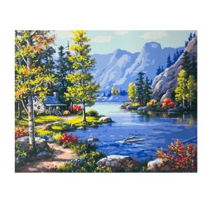 Картина по номерам «Горное озеро» GX3565