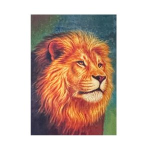 Алмазная мозаика «Лев», 20х30 см