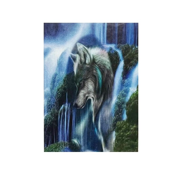 Картина по номерам «Волк», 40х50 см