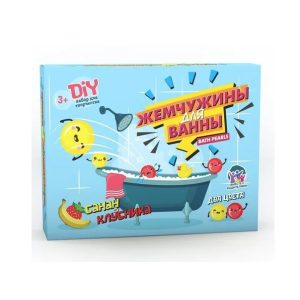 Набор "Юный Парфюмер. Жемчужины для ванны. Банан и клубника"