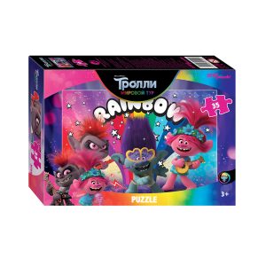 Пазл 35 деталей "Trolls (Тролли)", Step Puzzle