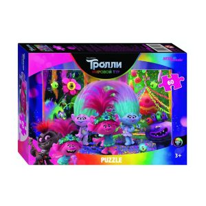 Пазл 60 деталей "Trolls (Тролли)", Step Puzzle